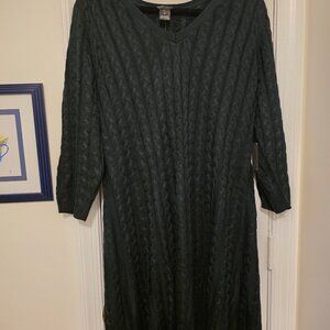 Cute Green Sweater Dress